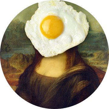 Mona Lisa - The Early Breakfast Edition van Marja van den Hurk