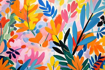 Herfstkleuren, Modern en Abstract van Caroline Guerain