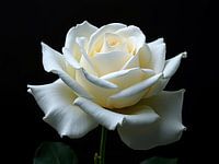 Een mooie witte roos
