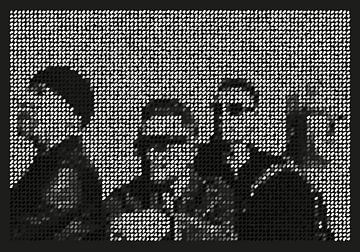U2 digital dots and pop art