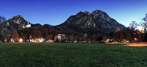 Panorama at Neuschwanstein Castle