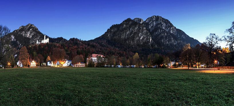 Panorama at Neuschwanstein Castle by Frank Herrmann