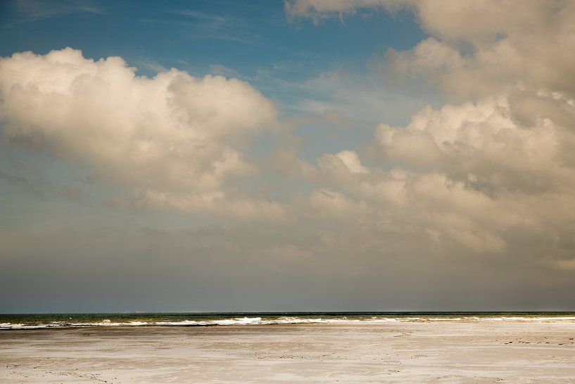 Nordsee mit blauem Himmel von Karijn | Fine art Natuur en Reis Fotografie