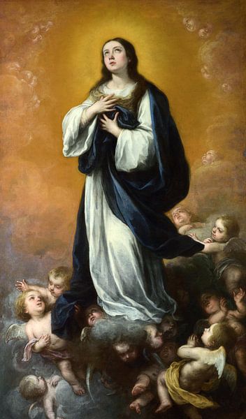 Bolome Esteban Murillo,De Onbevlekte Ontvangenis van de Maagd van finemasterpiece