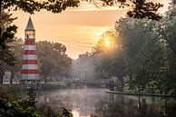 Mystisches Breda bei Sonnenaufgang von JPWFoto Miniaturansicht