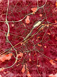 Karte von Châtelet im stil 'Amber Autumn'