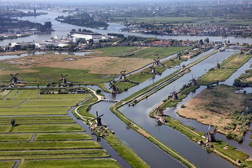 Kinderdijk Molens Alblasserdam Luchtfoto