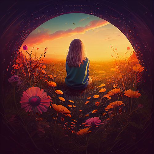 elle est une fleur sauvage