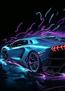 Lamborghini Neon by MIROKU