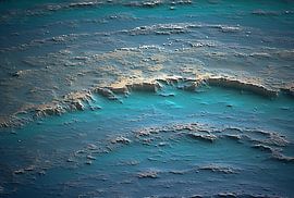 View down to the ocean