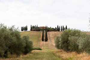 Typisch Italiaanse villa boven op een heuvel van Chantal Koster