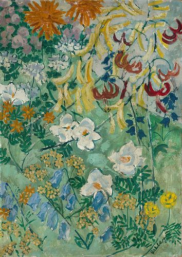 August Babberger - Flowers (1906)