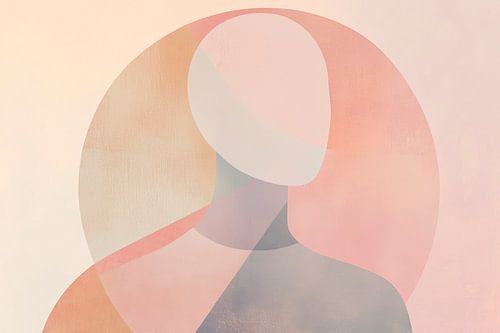 Stille aanwezigheid in zachte kleuren
