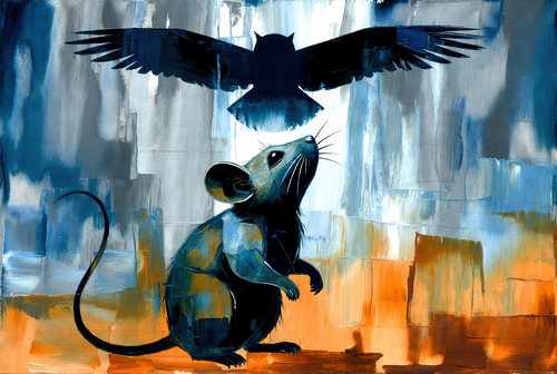 Muis | Raaf | Blauw | Mysterieus