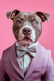 American Pit Bull Terrier by Poster Art Shop