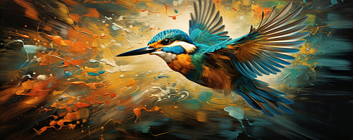 Eisvogel in der Natur