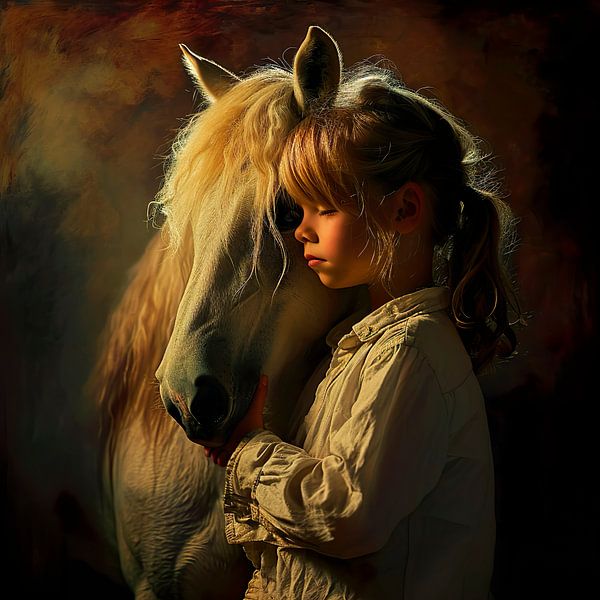 Me and my horse van Harry Hadders Design