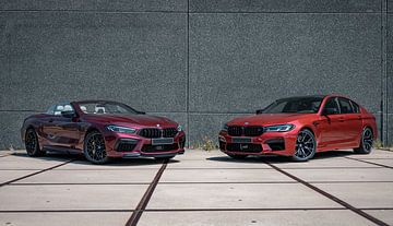 BMW M8 Competition Convertible + BMW M5 Competition by Luke van Megchelen