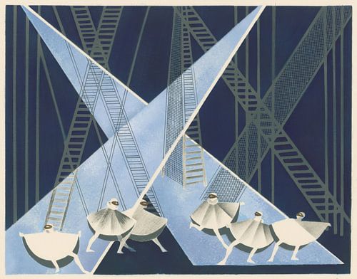 Alexandra Exter - Maquettes de Théatre 08 (1930) by Peter Balan