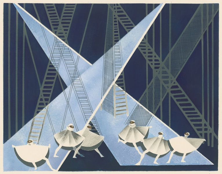 Alexandra Exter – Maquettes de Théatre 08 (1930) von Peter Balan