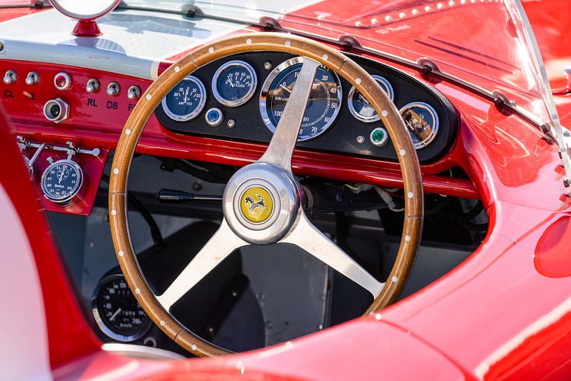 Ferrari 500 Mondial dashboard van Sjoerd van der Wal Fotografie