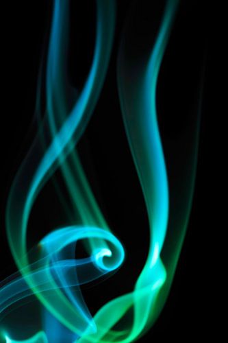 Beautiful Smoke on a black backdrop.