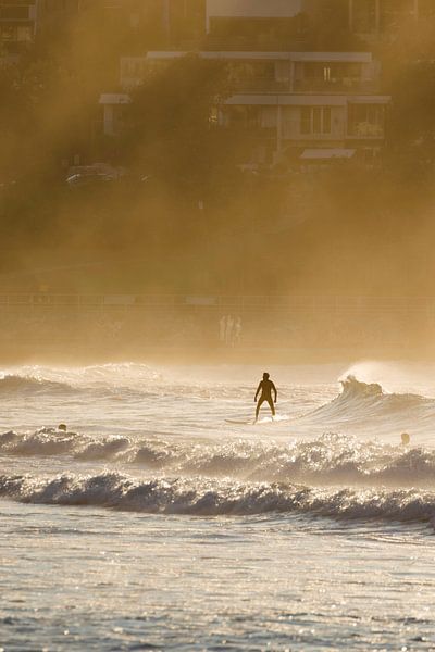 Surfer Bondi Beach in Sydney von Rob van Esch