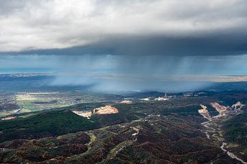 Kruja mountains in Albania by Werner Lerooy