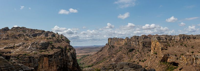 Panorama du parc national de l'Isalo, Madagascar par Felix Sedney