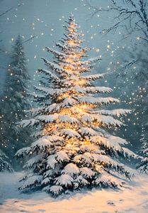 Goldener Weihnachtsbaum