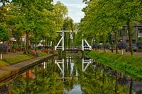 Reflection of the bridge