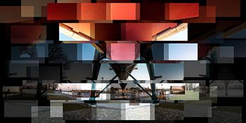 Sous le Holbeinsteg à l'heure bleue