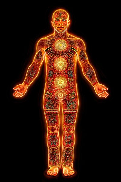 image spirituelle corps énergétique par Egon Zitter