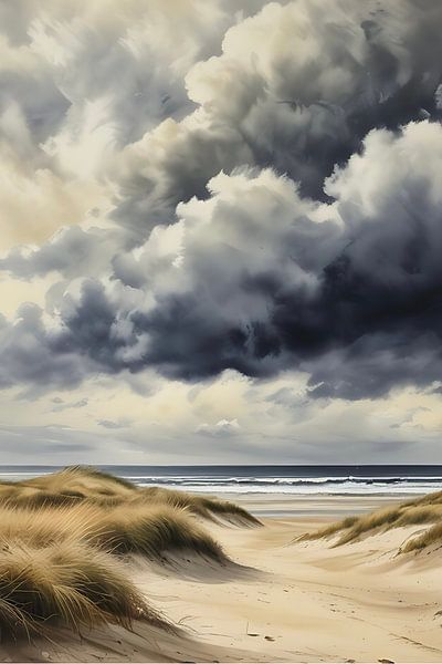 Sturm über den Dünen von Prints to Love