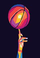 Basketball pop art