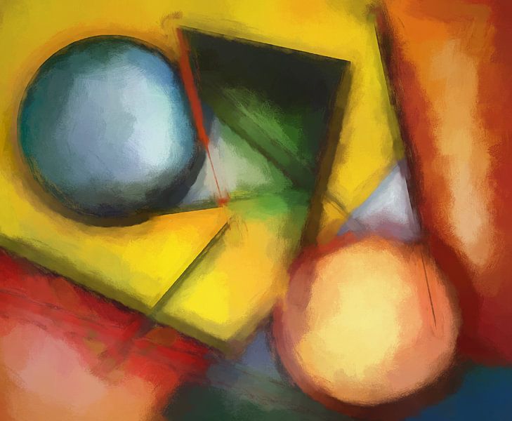 Abstract composition 1071 by Angel Estevez