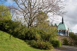 Magdalenenkapelle am Ufer der Elbe bei Magdeburg von Heiko Kueverling
