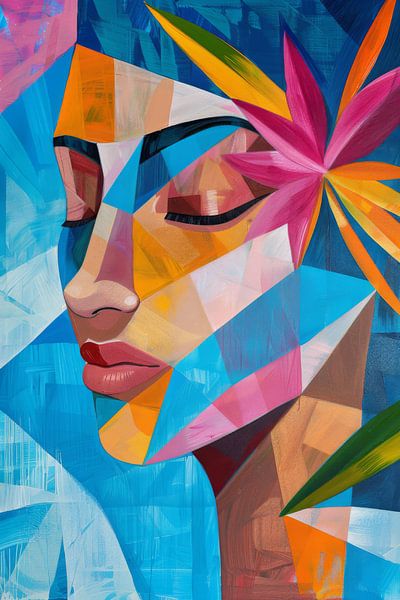 Mrs Cubist Art by Poster Art Shop