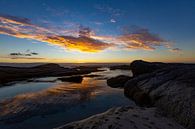 Zonsondergang, Bloubergstrand Beach, Zuid-Afrika van Willem Vernes thumbnail