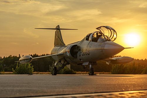 Lockheed TF-104G Starfighter van de Koninklijke Luchtmacht.