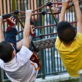 Spelende kinderen Rome van Marieke van der Hoek-Vijfvinkel