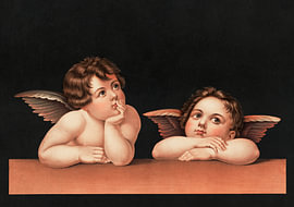 Cherubs after Raphael (1890)
