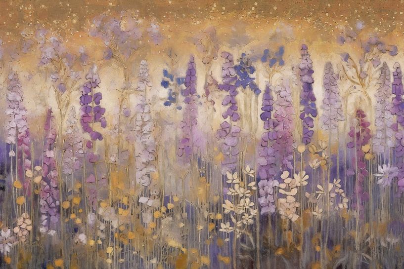 Lilac Flower Velvet by Whale & Sons