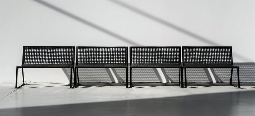 Schlichte Sitzordnung von fernlichtsicht