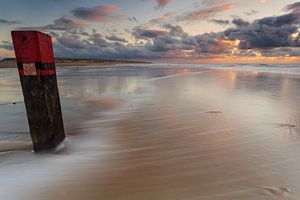 Strand Texel, strandpaal 25 von Aland De Wit