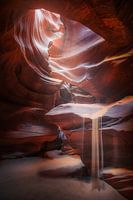 Chute de sable d'Antilope