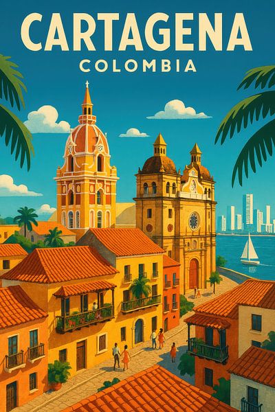 Cartagena par Poster Art Shop