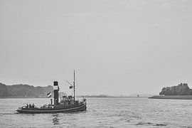 Dordt in Stoom 2018 (BW) van Richard de Boorder