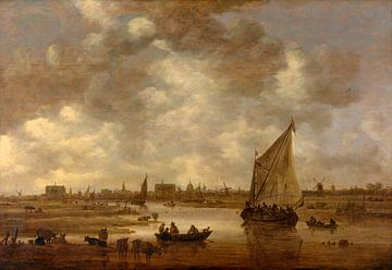 Ansicht von Leiden von Nordosten, Jan van Goyen