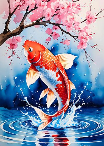 Poisson Koi sur BRZ999